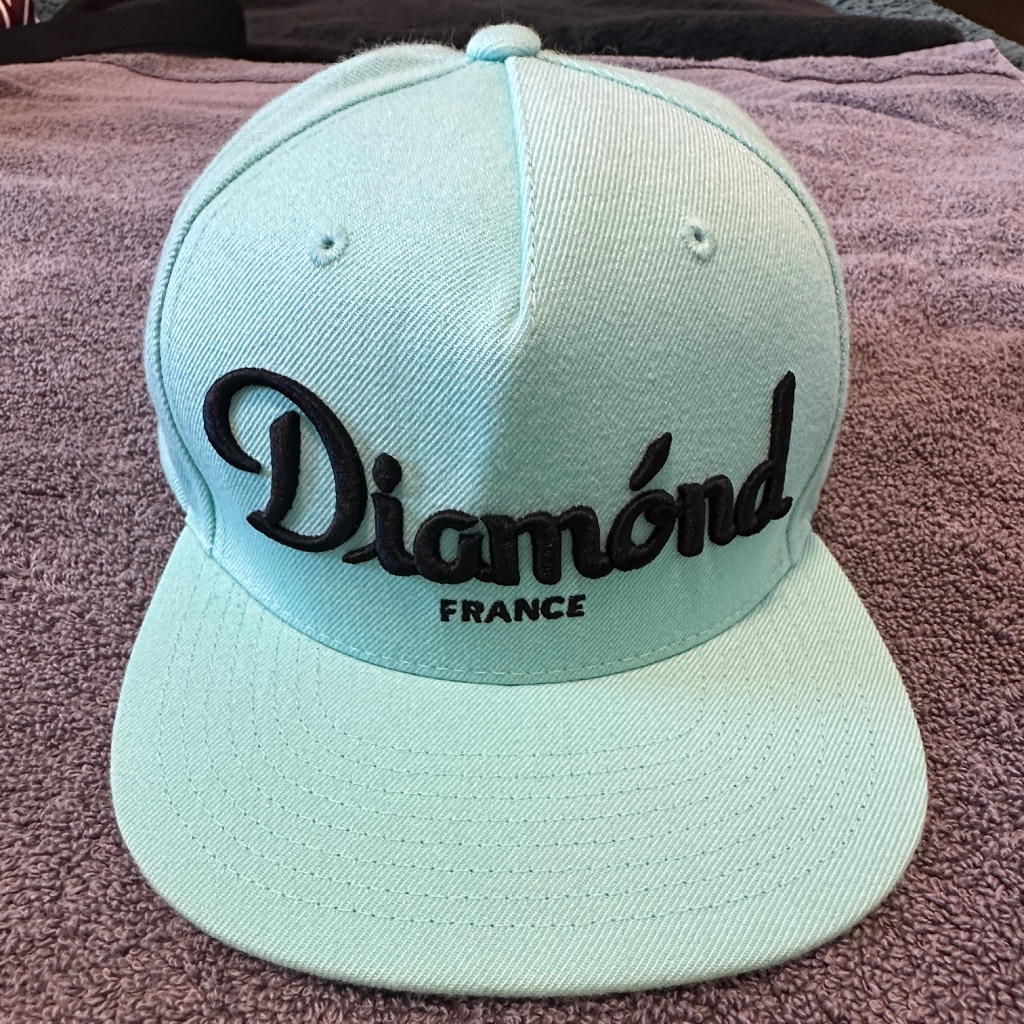Diamond Supply Co Brand Hat In Teal